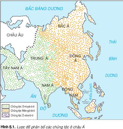 Giải Tập bản đồ Địa lý 8: Bài 5. Đặc điểm dân cư, xã hội Châu Á - Toploigiai