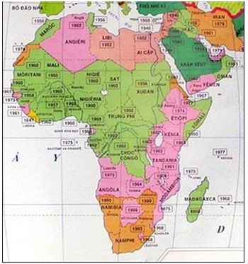 Soạn sử 9 Bài 6 ngắn nhất: Các nước châu Phi (ảnh 2)