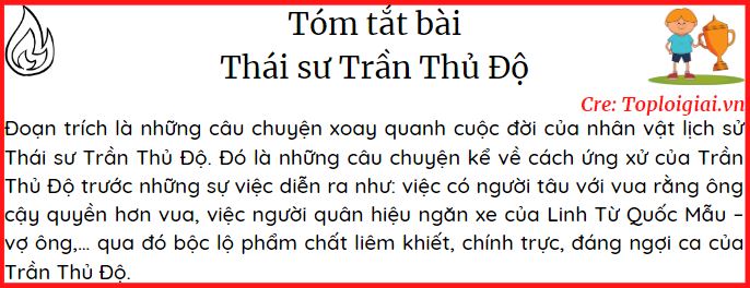 Soạn bài Thái sư Trần Thủ Độ ngắn nhất | Soạn văn 10 ngắn nhất – TopLoigiai