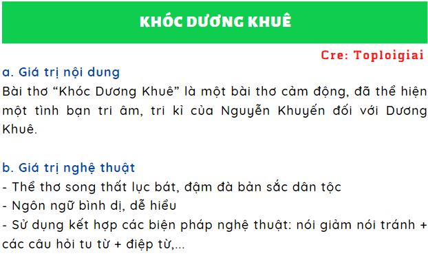 Soạn văn 11: Khóc Dương Khuê (Nguyễn Khuyến) | Ngữ văn 11 chi tiết nhất