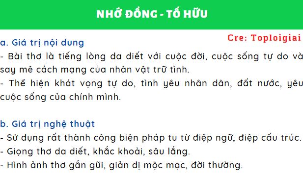 Soạn văn 11: Nhớ đồng | Ngữ văn 11 chi tiết nhất