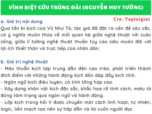 Soạn văn 11: Vĩnh biệt Cửu Trùng Đài (Nguyễn Huy Tưởng) | Ngữ văn 11 chi tiết nhất