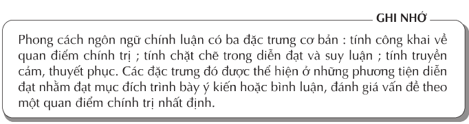 Soạn bài Phong cách ngôn ngữ chính luận - tiếp theo ngắn nhất | Soạn văn 11 ngắn nhất – TopLoigiai