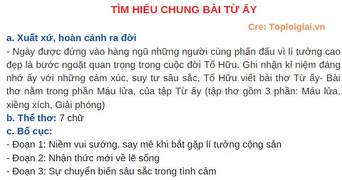 soạn bài từ ấy
