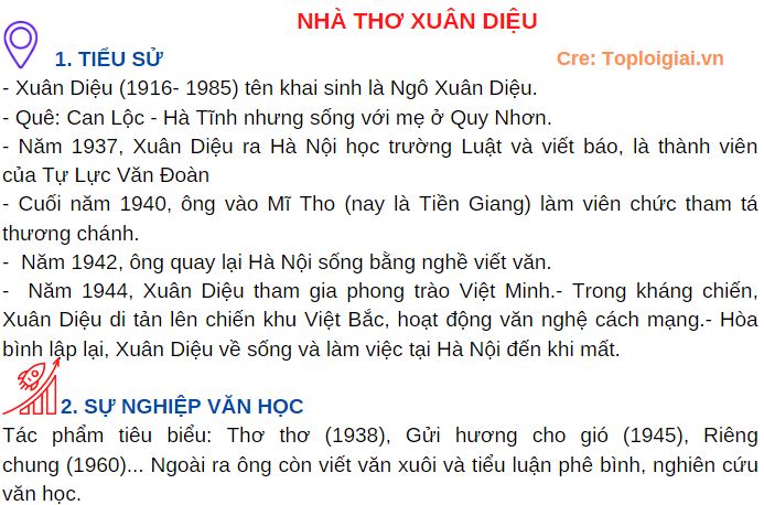 Soạn bài Vội vàng ngắn nhất | Soạn văn 11 ngắn nhất – TopLoigiai