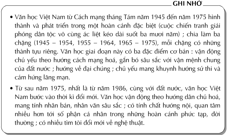 Soạn bài Khái quát văn học Việt Nam từ đầu cách mạng tháng tám 1945 đến thế kỉ 20 ngắn nhất | Soạn văn 12 ngắn nhất – TopLoigiai