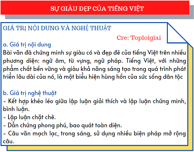 Soạn bài: Sự giàu đẹp của Tiếng Việt (chi tiết) | Soạn văn 7