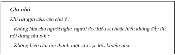 Soạn văn lớp 7: Rút gọn câu  | Ngữ văn 7 ngắn nhất tại TopLoigiai