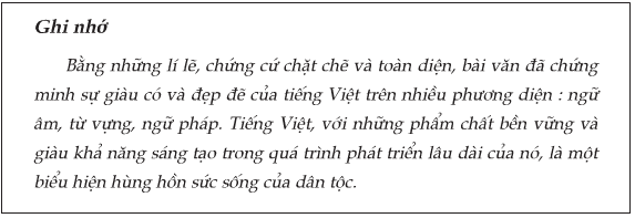 Soạn văn lớp 7: Sự giàu đẹp của Tiếng Việt | Ngữ văn 7 ngắn nhất tại TopLoigiai