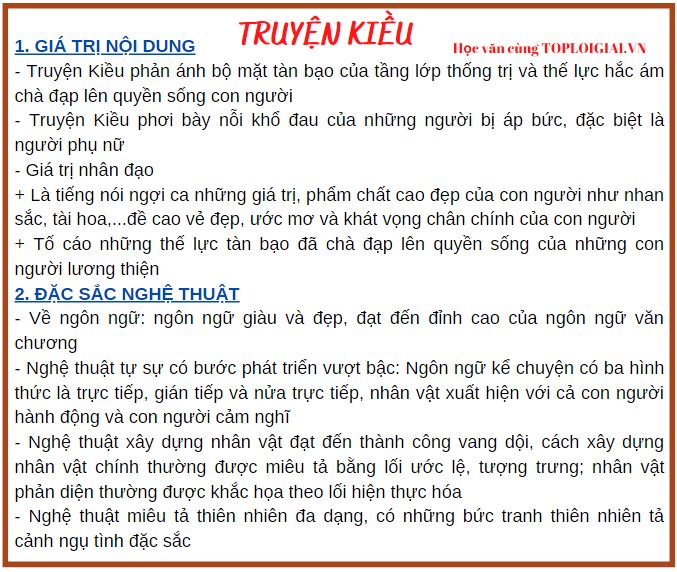 Soạn Bai Truyện Kiều Của Nguyễn Du Soạn Văn 9