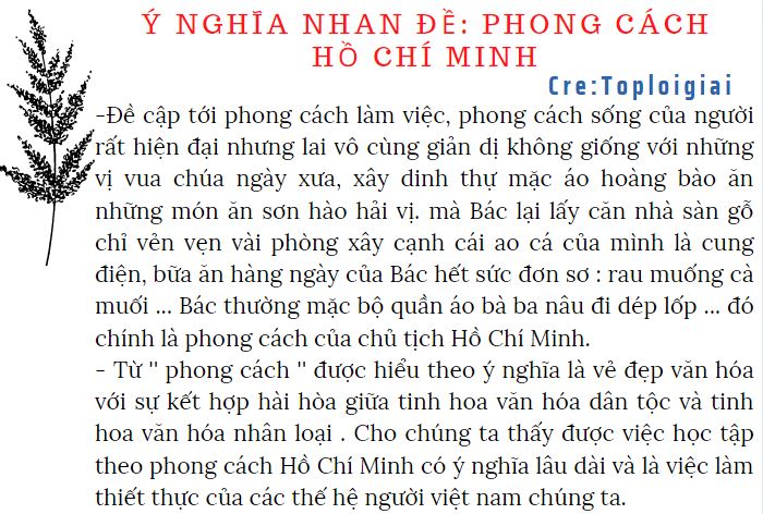Soạn văn 9 siêu ngắn: Phong cách Hồ Chí Minh | Soạn văn 9