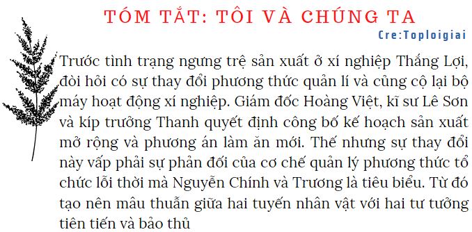 Soạn văn 9 siêu ngắn: Tôi và chúng ta - trích cảnh ba | Soạn văn 9