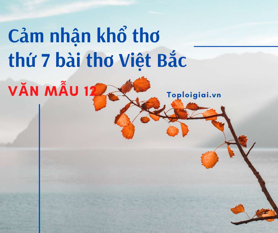 Cảm nhận khổ thơ thứ 7 trong bài Việt Bắc (ảnh 2)