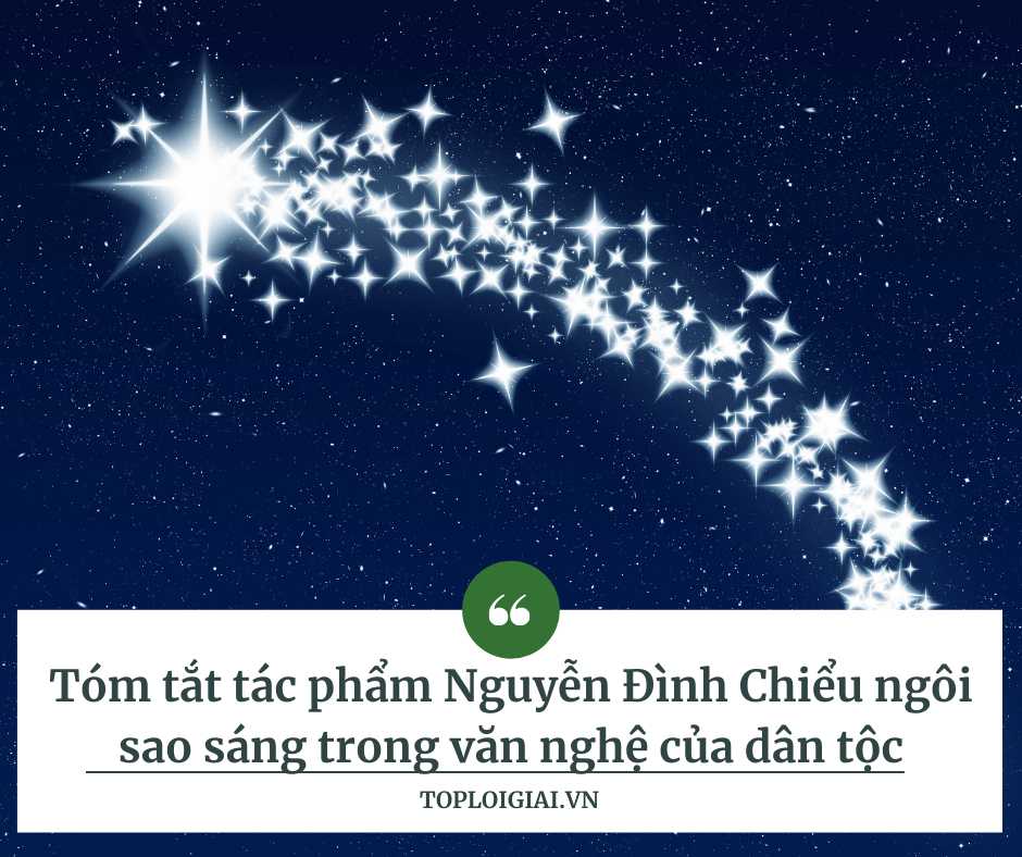 Tóm tắt tác phẩm Nguyễn Đình Chiểu, ngôi sao sáng trong văn nghệ của dân tộc (ngắn gọn, hay nhất)