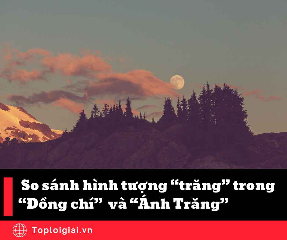 So sánh hình tượng trăng trong Đồng chí (Chính Hữu) và Ánh Trăng (Nguyễn Duy) (ngắn gọn, hay nhất)