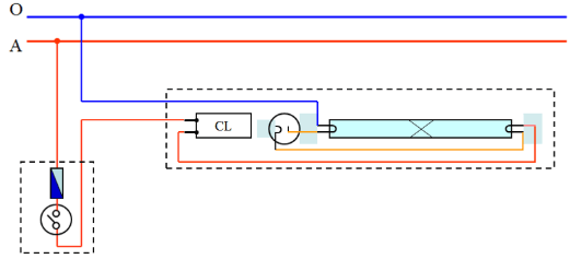 Bài 7. Thực hành: Lắp mạch điện đèn ống huỳnh quang | Giải VBT Công nghệ 9 (ảnh 2)
