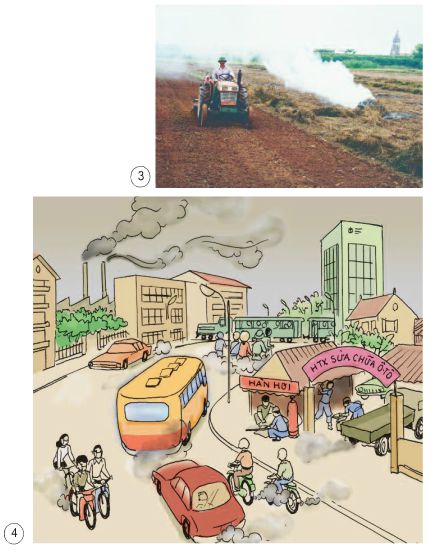 Bài 39. Không khí bị ô nhiễm | Giải vở bài tập Khoa học 4 (ảnh 2)
